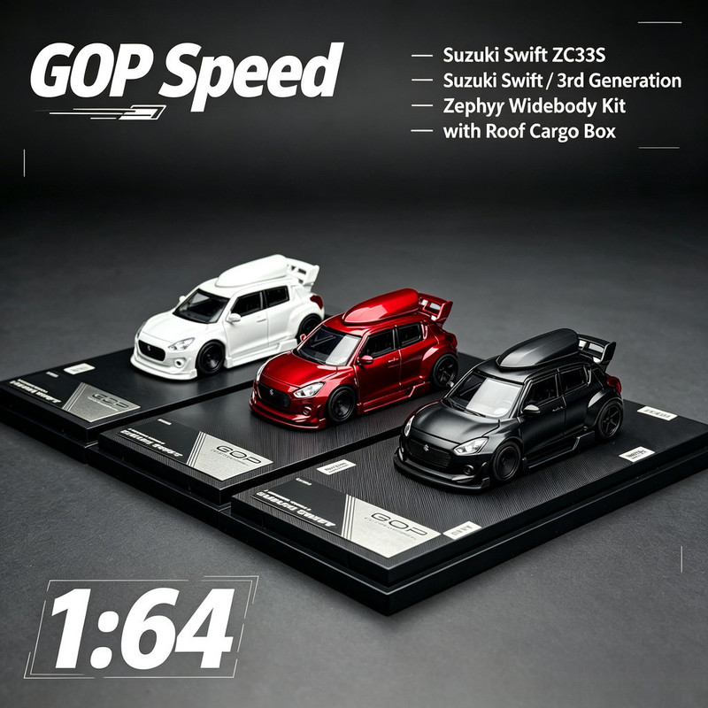Die Cast Car 1 64 - Gop Speed 1/64 ซูซูกิ สวิฟท์ สปอร์ต